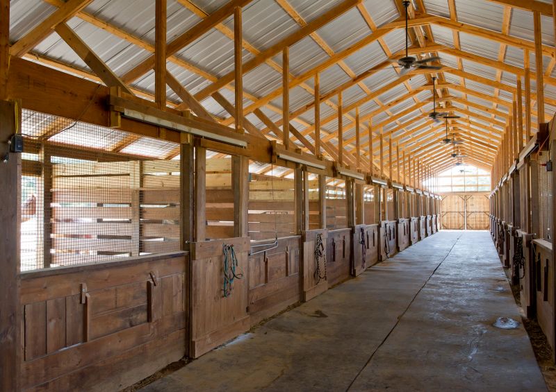 Horse Stable Roof Installation